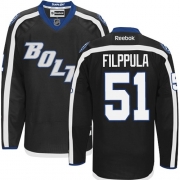 Valtteri Filppula Tampa Bay Lightning Reebok Men's Authentic Third Jersey - Black