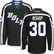 Ben Bishop Tampa Bay Lightning Reebok Men's Premier Third Jersey - Black