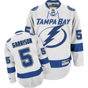 Jason Garrison Tampa Bay Lightning Reebok Men's Authentic Away Jersey - White