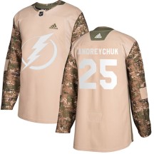 Dave Andreychuk Tampa Bay Lightning Adidas Men's Authentic Veterans Day Practice Jersey - Camo