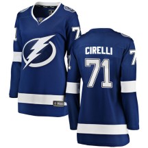 Anthony Cirelli Tampa Bay Lightning Fanatics Branded Women's Breakaway Home Jersey - Blue