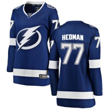 Victor Hedman Tampa Bay Lightning Fanatics Branded Women's Breakaway Home Jersey - Blue
