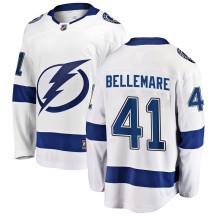 Pierre-Edouard Bellemare Tampa Bay Lightning Fanatics Branded Men's Breakaway Away Jersey - White