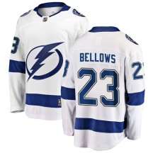 Brian Bellows Tampa Bay Lightning Fanatics Branded Men's Breakaway Away Jersey - White