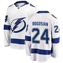 Zach Bogosian Tampa Bay Lightning Fanatics Branded Men's Breakaway Away Jersey - White