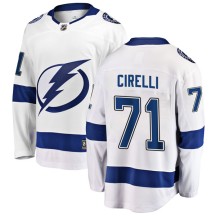 Anthony Cirelli Tampa Bay Lightning Fanatics Branded Men's Breakaway Away Jersey - White