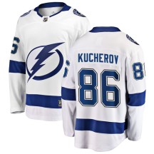 Nikita Kucherov Tampa Bay Lightning Fanatics Branded Men's Breakaway Away Jersey - White