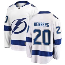 Mikael Renberg Tampa Bay Lightning Fanatics Branded Men's Breakaway Away Jersey - White
