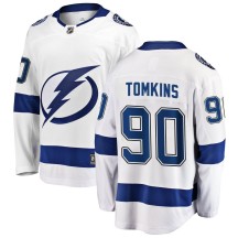 Matt Tomkins Tampa Bay Lightning Fanatics Branded Men's Breakaway Away Jersey - White