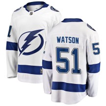 Austin Watson Tampa Bay Lightning Fanatics Branded Men's Breakaway Away Jersey - White