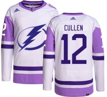 John Cullen Tampa Bay Lightning Adidas Men's Authentic Hockey Fights Cancer Jersey -