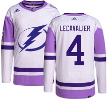 Vincent Lecavalier Tampa Bay Lightning Adidas Men's Authentic Hockey Fights Cancer Jersey -