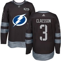Fredrik Claesson Tampa Bay Lightning Youth Authentic 1917-2017 100th Anniversary Jersey - Black