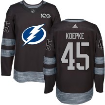 Cole Koepke Tampa Bay Lightning Youth Authentic 1917-2017 100th Anniversary Jersey - Black