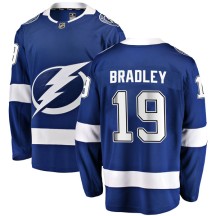Brian Bradley Tampa Bay Lightning Fanatics Branded Men's Breakaway Home Jersey - Blue