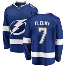 Haydn Fleury Tampa Bay Lightning Fanatics Branded Men's Breakaway Home Jersey - Blue