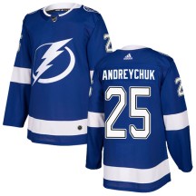 Dave Andreychuk Tampa Bay Lightning Adidas Men's Authentic Home Jersey - Blue