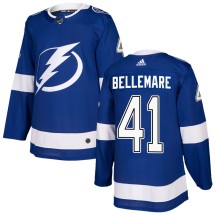 Pierre-Edouard Bellemare Tampa Bay Lightning Adidas Men's Authentic Home Jersey - Blue