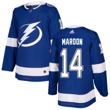 Pat Maroon Tampa Bay Lightning Adidas Men's Authentic Home Jersey - Blue