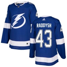 Darren Raddysh Tampa Bay Lightning Adidas Men's Authentic Home Jersey - Blue