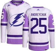 Dave Andreychuk Tampa Bay Lightning Adidas Youth Authentic Hockey Fights Cancer Jersey -