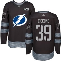 Enrico Ciccone Tampa Bay Lightning Men's Authentic 1917-2017 100th Anniversary Jersey - Black