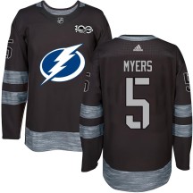 Philippe Myers Tampa Bay Lightning Men's Authentic 1917-2017 100th Anniversary Jersey - Black