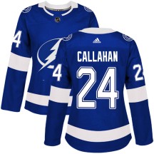 Ryan Callahan Tampa Bay Lightning Adidas Women's Authentic Home Jersey - Blue