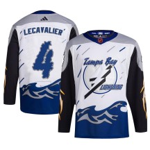 Vincent Lecavalier Tampa Bay Lightning Adidas Men's Authentic Reverse Retro 2.0 Jersey - White