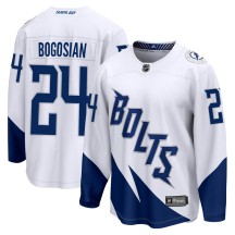 Zach Bogosian Tampa Bay Lightning Fanatics Branded Men's 2022 Stadium Series Breakaway Jersey - White
