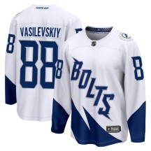 Andrei Vasilevskiy Tampa Bay Lightning Fanatics Branded Men's 2022 Stadium Series Breakaway Jersey - White
