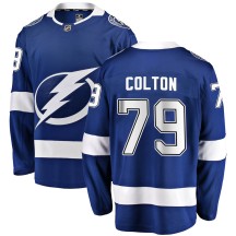 Ross Colton Tampa Bay Lightning Fanatics Branded Youth Breakaway Home Jersey - Blue