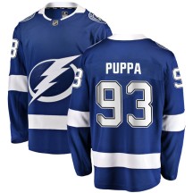 Daren Puppa Tampa Bay Lightning Fanatics Branded Youth Breakaway Home Jersey - Blue