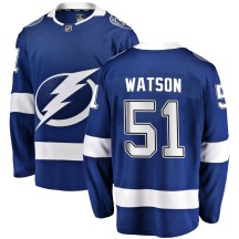 Austin Watson Tampa Bay Lightning Fanatics Branded Youth Breakaway Home Jersey - Blue