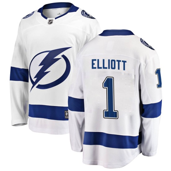 Brian Elliott Tampa Bay Lightning Fanatics Branded Youth Breakaway Away Jersey - White
