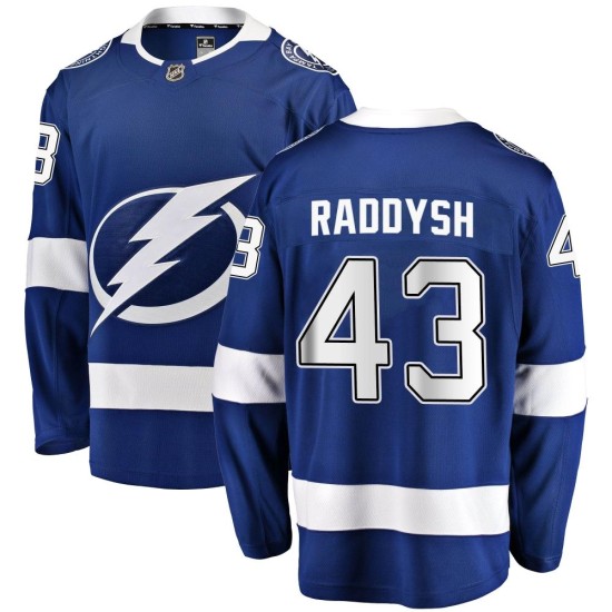 Darren Raddysh Tampa Bay Lightning Fanatics Branded Youth Breakaway Home Jersey - Blue